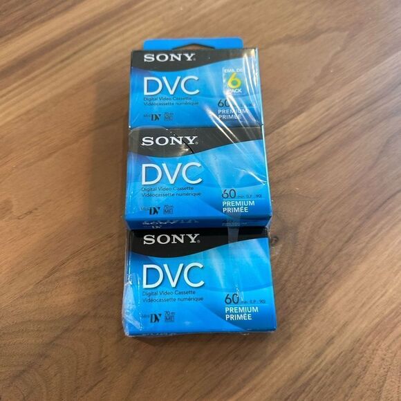 🚨NWOT 5 Sony DVC- Digital Video Casette Unopened Blank Tapes🚨 - Picture 3 of 4